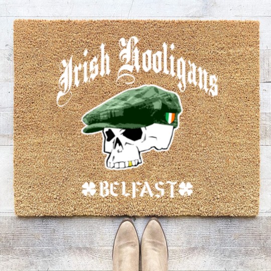 Discover Irish Hooligans Belfast Coir Doormats