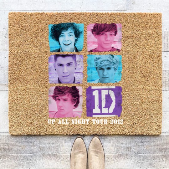Discover 2012 One Direction Up All Night Tour Coir Doormats