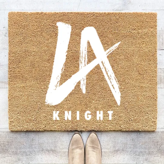Discover LA Knight YEAH! Wrestling Entertainment Coir Doormats Wrestling Entertainment SmacDown