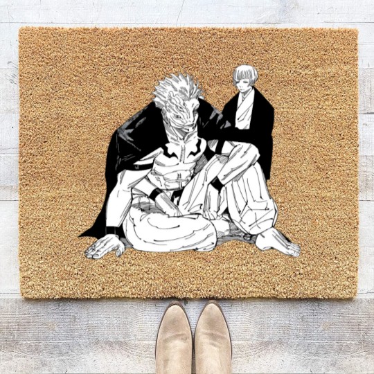 Discover sukuna true form Coir Doormats