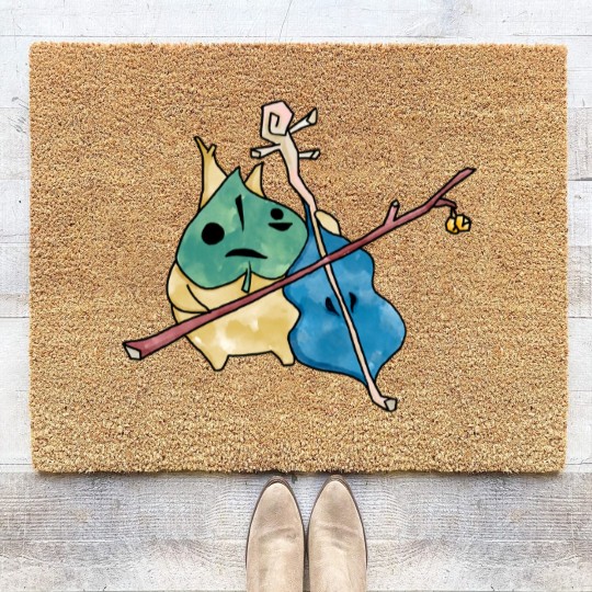 Discover Watercolor Windwaker Coir Doormats