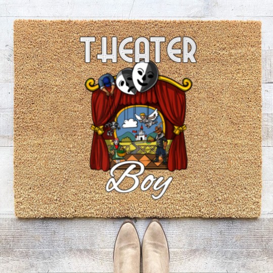 Discover Theater Boy Drama Stage Play Actor Kids Coir Doormats