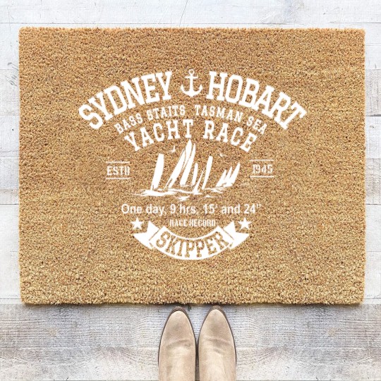 Discover Sydney to Hobart Yacht race Coir Doormats