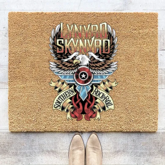 Discover Lynyrd Skynyrd Music Coir Doormats, Rock Band Music Coir Doormats
