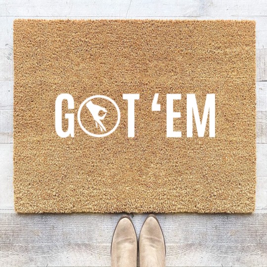 Discover Got 'Em Finger Circle Game - Got Em Finger Circle Game - Coir Doormats