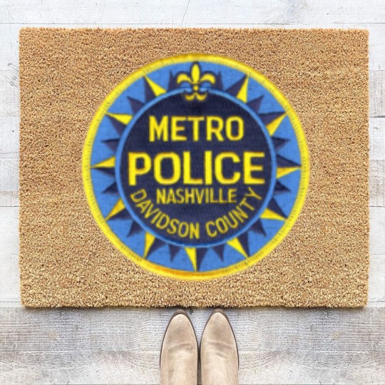 Discover Nashville Metropolitan Police | Classic Coir Doormats