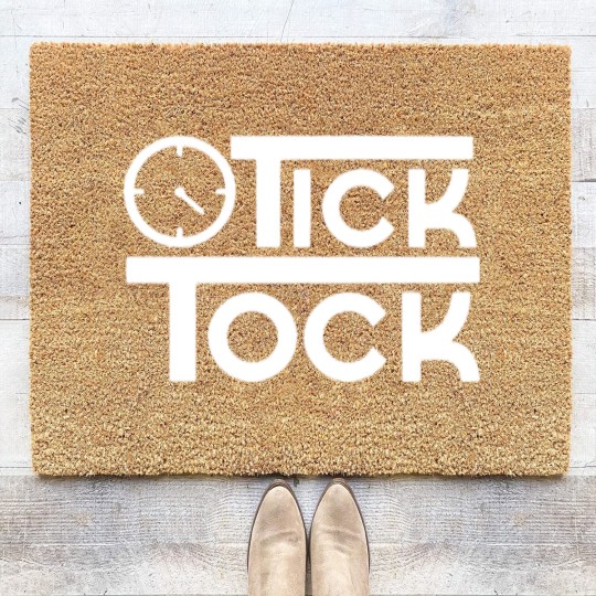 Discover Tick Tock Coir Doormats