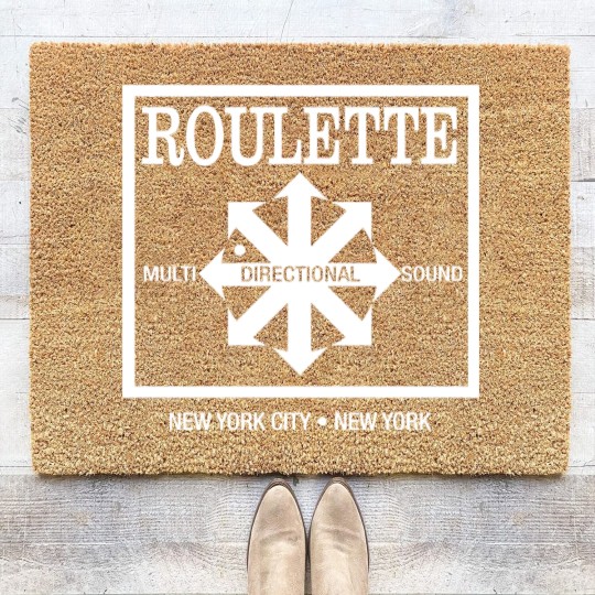 Discover Roulette Records Coir Doormats - Defunct Record Label