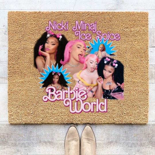 Discover Nicki Minaj x Ice Spice Barbie World Vintage Coir Doormats