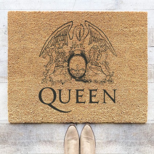 Discover Freddie Mercury Queen Band Coir Doormats, Festival Clothing Rock Band Coir Doormats