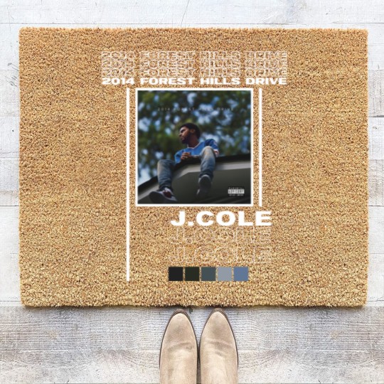 Discover J. Cole album cover Coir Doormats, 2014 forest hills drive album cover Coir Doormats,