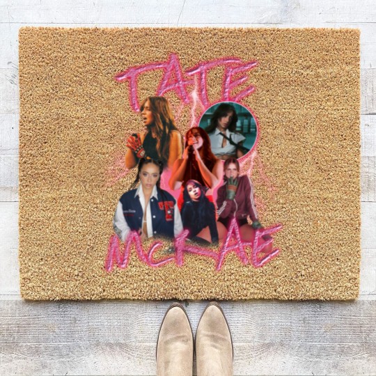 Discover Vintage Tate McRae Coir Doormats, Tate McRae Bootleg Coir Doormats
