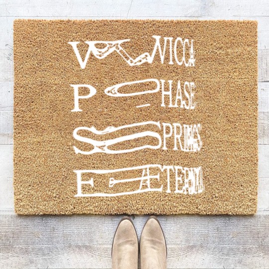 Discover Wicca Phase Springs Eternal Merch Wicca Phase Springs Eternal Skull Unisex Coir Doormats Blend Coir Doormats Coir Doormats
