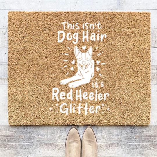 Discover Red Heeler Dog Coir Doormats