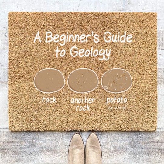 Discover Geologist Beginner Geology Meme - Funny Geology - Coir Doormats