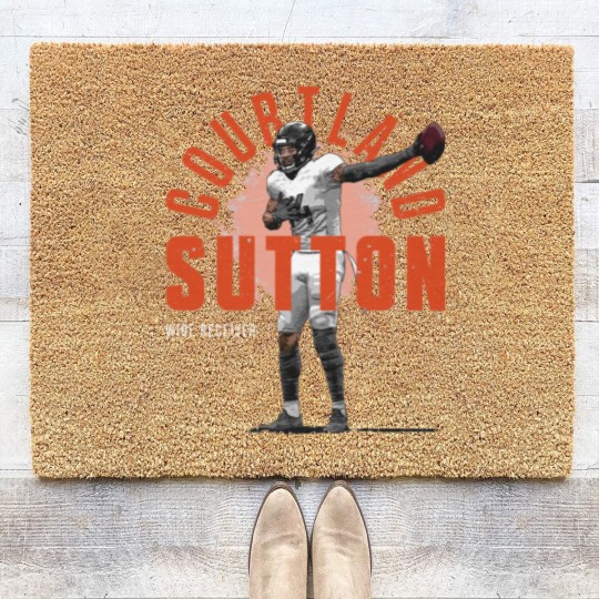 Discover Courtland Sutton Denver Player Name - Courtland Sutton - Coir Doormats