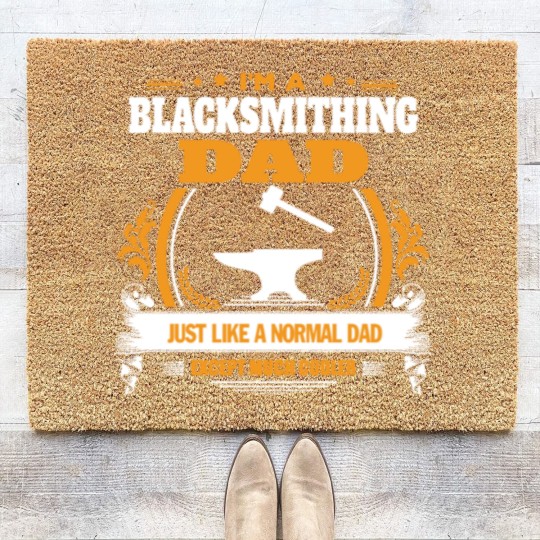 Discover Blacksmithing Dad Coir Doormats Coir Doormats