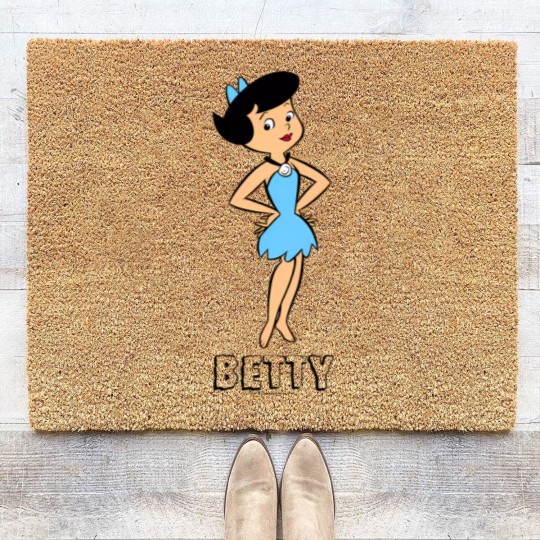 Discover The Flintstones | Betty Rubble Coir Doormats