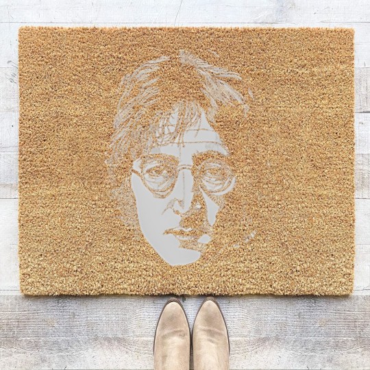Discover J Lennon Graphic Coir Doormats, Men's Women's Sizes