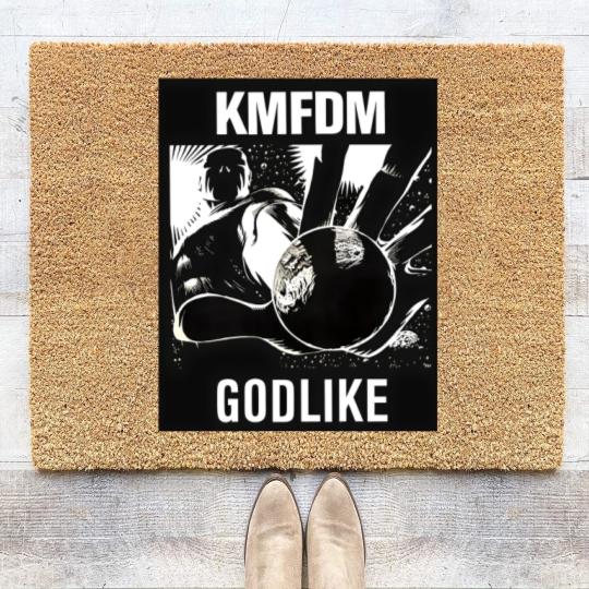 Discover KMFDM Band Classic Coir Doormats