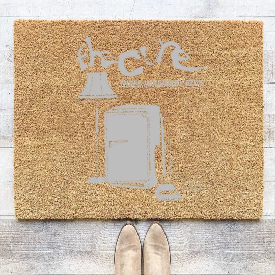 Discover The Cure three imaginary boys Coir Doormats, The Cure Coir Doormats, country music The Cure band Coir Doormats