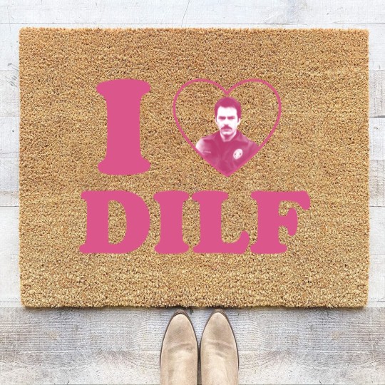 Discover I love DILF Charlie Swan Coir Doormats