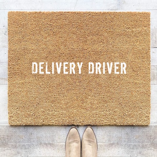 Discover Delivery Driver Profession Coir Doormats