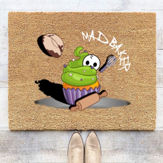 Discover Mad Baker - Kawaii Cute Cupcake Coir Doormats