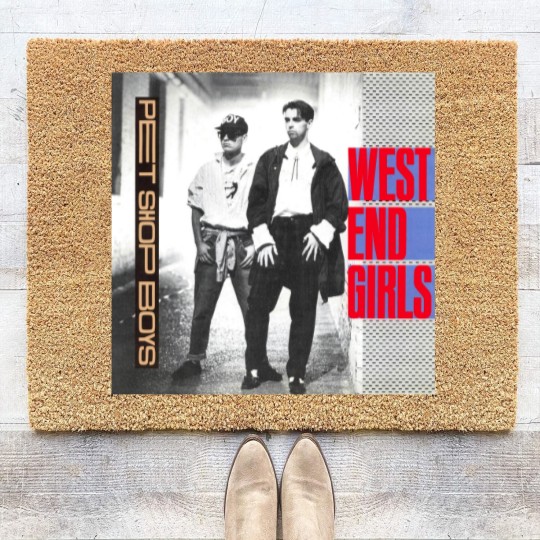 Discover Pet Shop Boys Unisex Coir Doormats: West End Girls