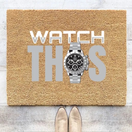 Discover Watch This Wrist Watch Watches Watch Coir Doormats