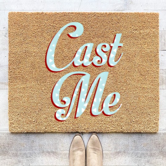 Discover Cast Me Actor Actress Acting Movie Theatre Gift Coir Doormats