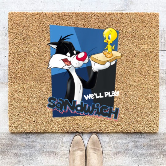 Discover Tweety Bird Coir Doormats Looney Tunes Sylvester Tweety Sandwich