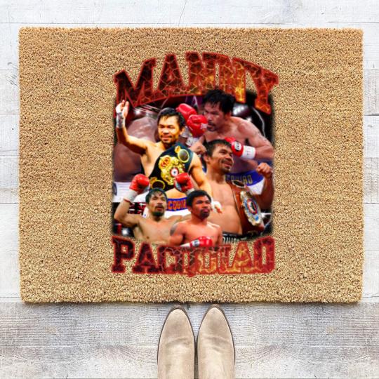 Discover Manny PacMan Pacquiao Streetwear  Snow Wash Coir Doormats