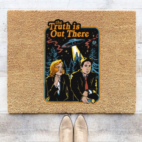 Discover The Truth Is Out There X FILES Coir Doormats Unisex Gift Men Women, The X Files Coir Doormats Gift For Fan, X Files Movie Coir Doormats, X Files Vintage Coir Doormats