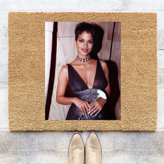 Discover Halle Berry Coir Doormats / BAPS Vintage Coir Doormats / Aesthetic Premium Unisex Coir Doormats