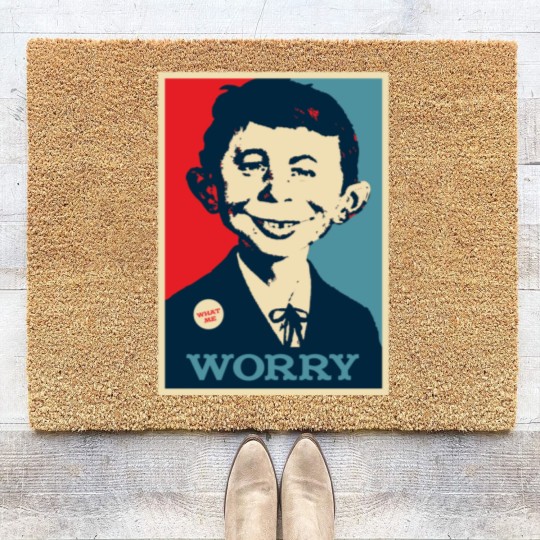 Discover WHAT ME WORRY Coir Doormats