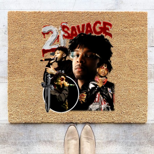 Discover Limited 21 Savage Vintage 90s Coir Doormats, Gift For Woman and Man Unisex Coir Doormats