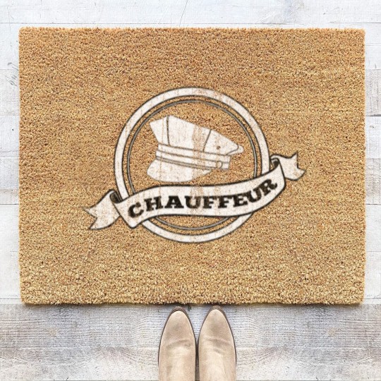 Discover Chauffeur Driver Profession Occupation job Coir Doormats