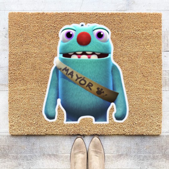 Discover Filbo Fiddlepie Bugsnax MayorCatch All The Snax In Your Trap Tri-blend Coir Doormats