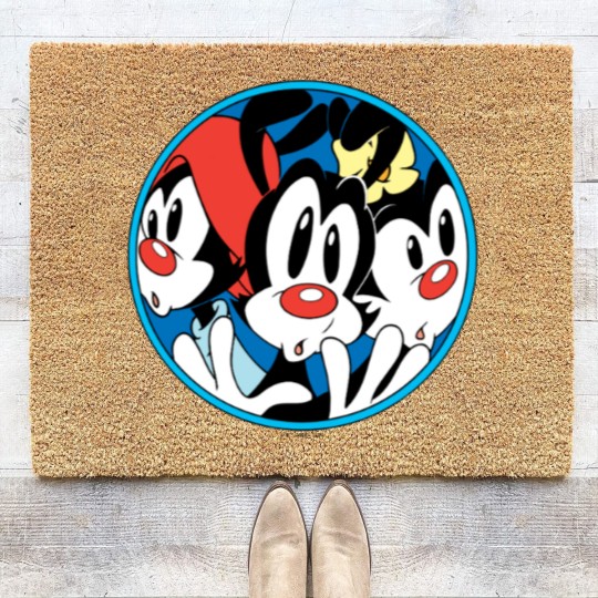 Discover Animaniacs | Warner Siblings Circle Graphic Coir Doormats
