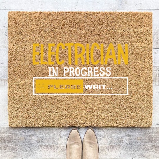 Discover Electrician Apprentice Loading Journeyman Coir Doormats
