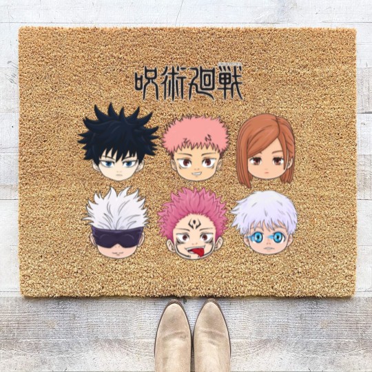 Discover Jujutsu Satoru Chibi Coir Doormats