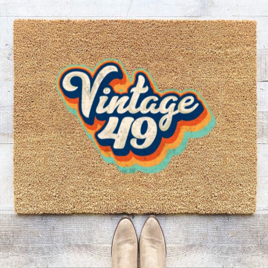 Discover Vintage 49 milestone design Coir Doormats