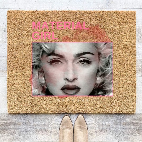 Discover material girl - vintage minimalism Coir Doormats