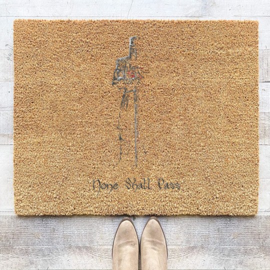 Discover None Shall Pass Coir Doormats