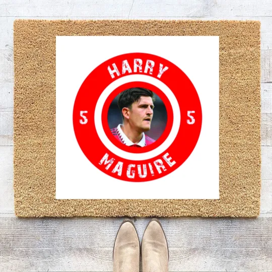 Discover Harry Maguire Throw Pillow Coir Doormats