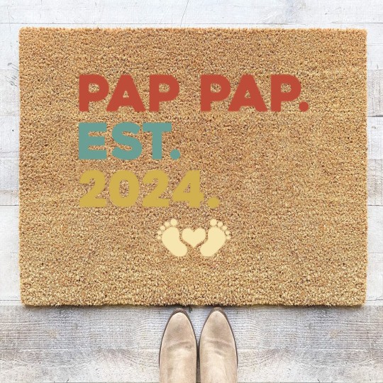 Discover Pap Pap Est 2023 Pap Pap To Be Established 2023 Coir Doormats