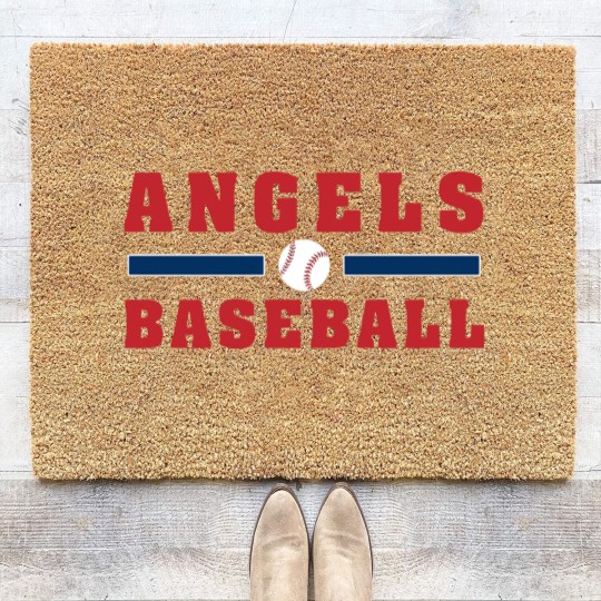Discover Angels Baseball Coir Doormats, Unisex Coir Doormats