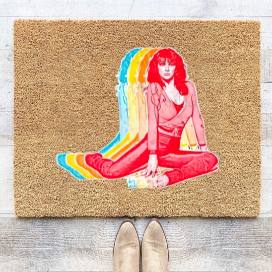 Discover Kate Bush / Retro Rainbow Aesthetic Design - Kate Bush - Coir Doormats