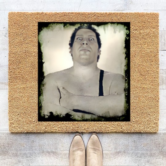 Discover GIANT! - Andre The Giant - Coir Doormats